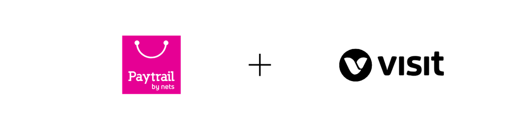 paytrail logo + VISIT logo png