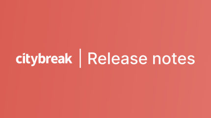 citybreak release notes image